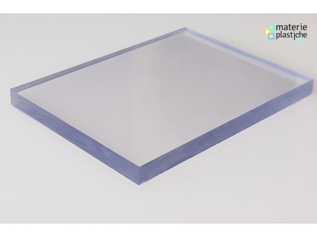 Policarbonato Compatto Trasparente Protetto UV spessore 10mm
